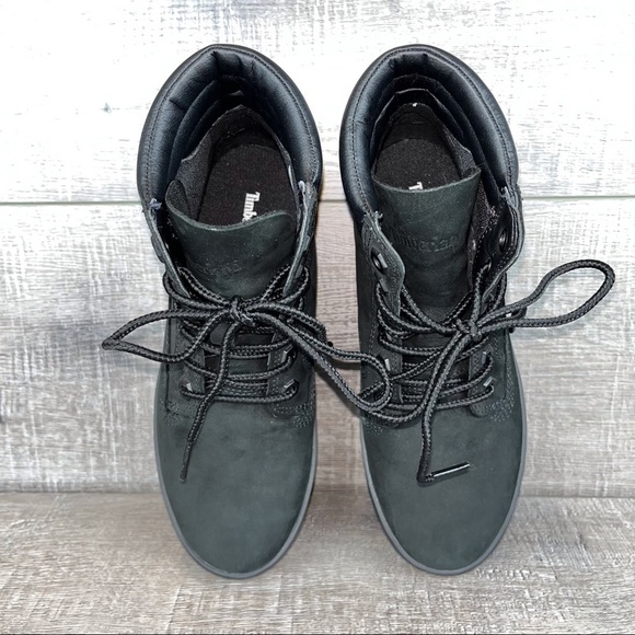 Timberland sz 6 dausette black suede sneaker boot - Picture 6 of 11